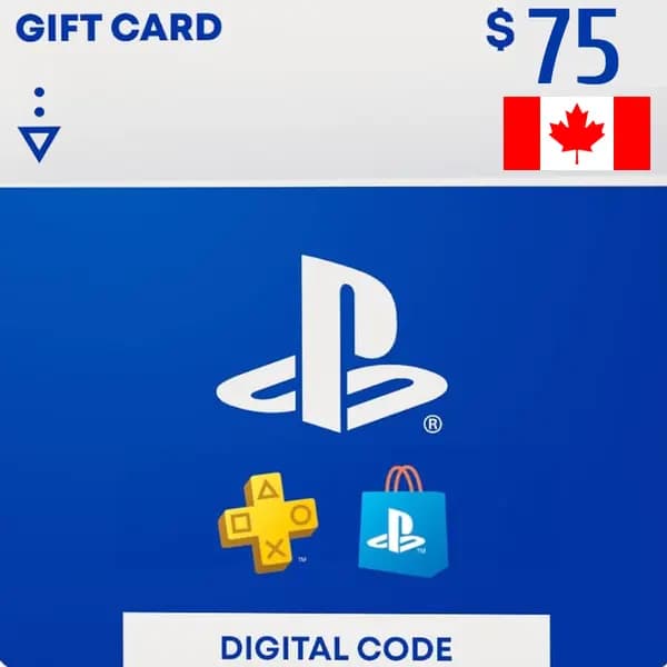 PlayStation Network Card PSN 75 CAD (CA)