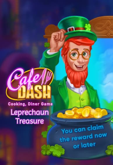 Cafe Dash: Cooking, Diner Game - Leprechaun's Treasure
