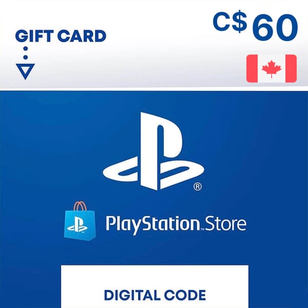 PlayStation Network Card PSN 60 CAD (CA)