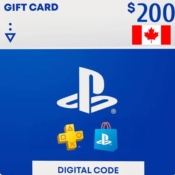 PlayStation Network Card PSN 200 CAD (CA)