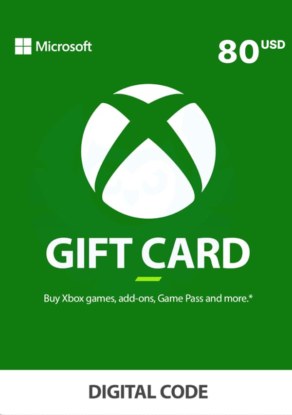 Xbox Live Gift Card 80 USD (US)