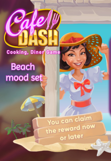 Cafe Dash: Cooking, Diner Game - Beach Mood Set