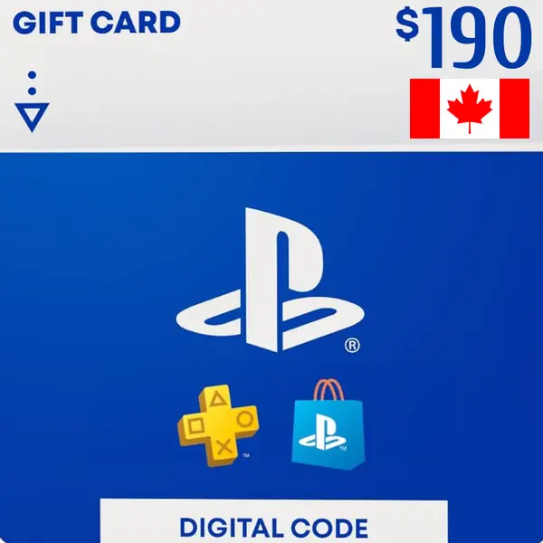 PlayStation Network Card PSN 190 CAD (CA)