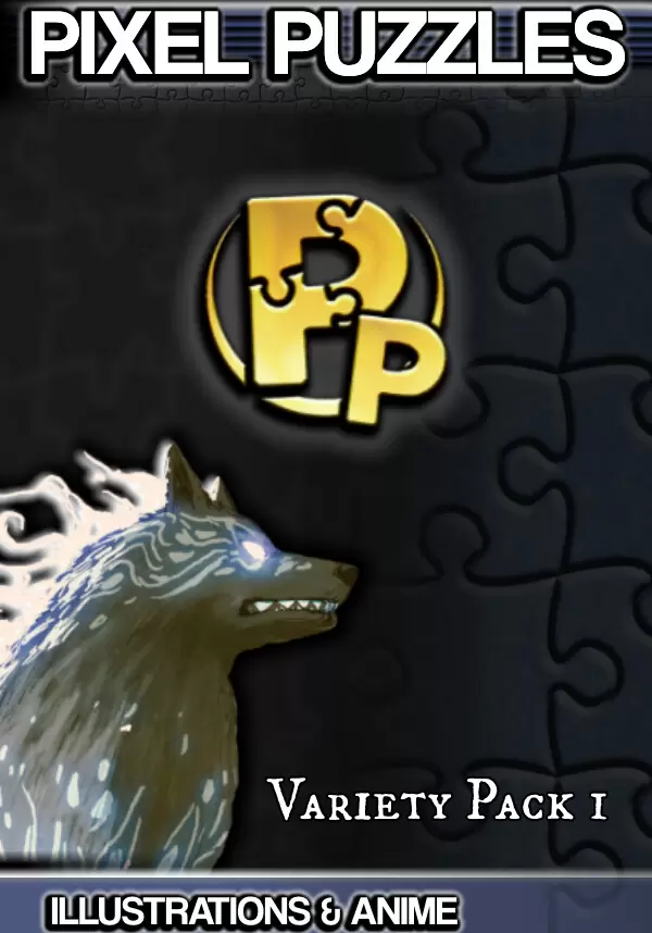 Pixel Puzzles Illustrations & Anime - Jigsaw Pack: Variety Pack 1