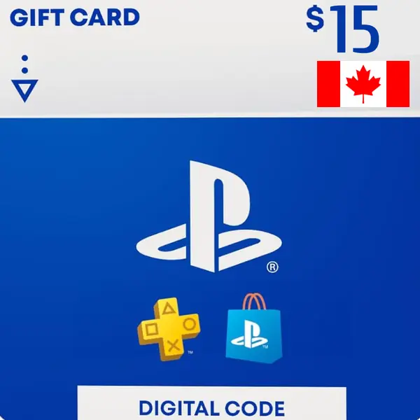 PlayStation Network Card PSN 15 CAD (CA)