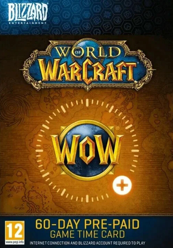World of Warcraft Time Card 60 Days