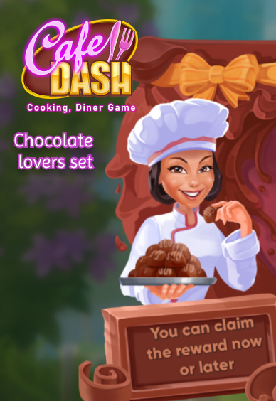 Cafe Dash: Cooking, Diner Game - Chocolate Lover’s Set